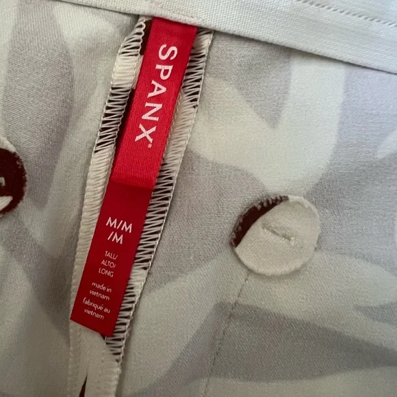 SPANX Polished Ankle Print Pants size M - Picture 10 of 11